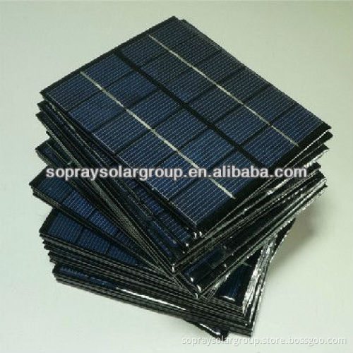 High quality 6v 2w epoxy mini solar panels price india